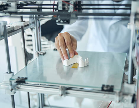 Creating restorations with 3D printer